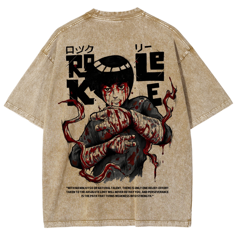 Naruto Unisex Fit Washed T-Shirt 2602007501-Coordom