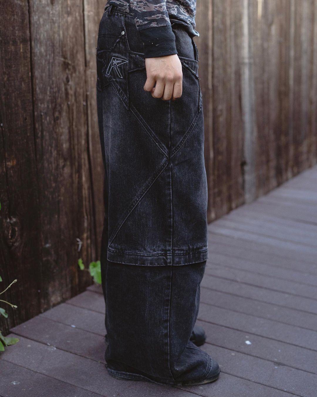 pocket convertible denim jean-Coordom