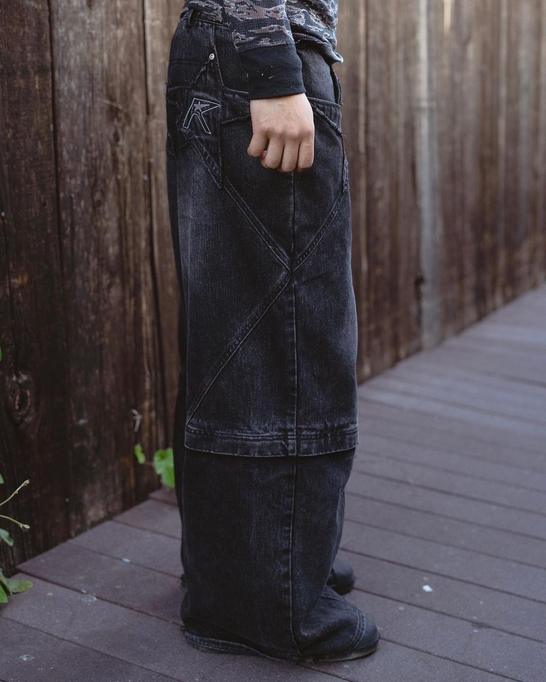 pocket convertible denim jean-Coordom