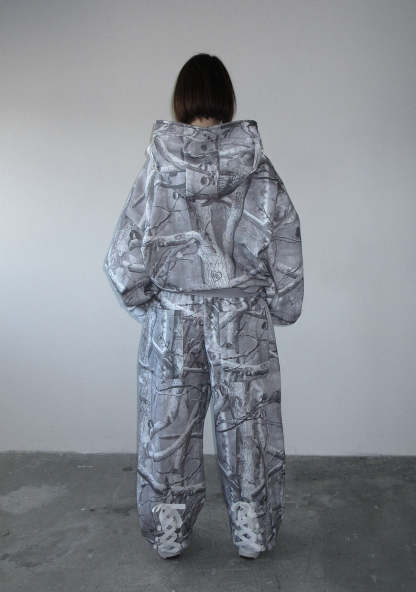 FORBIDDEN ZIP HOODIE SNOW-Coordom
