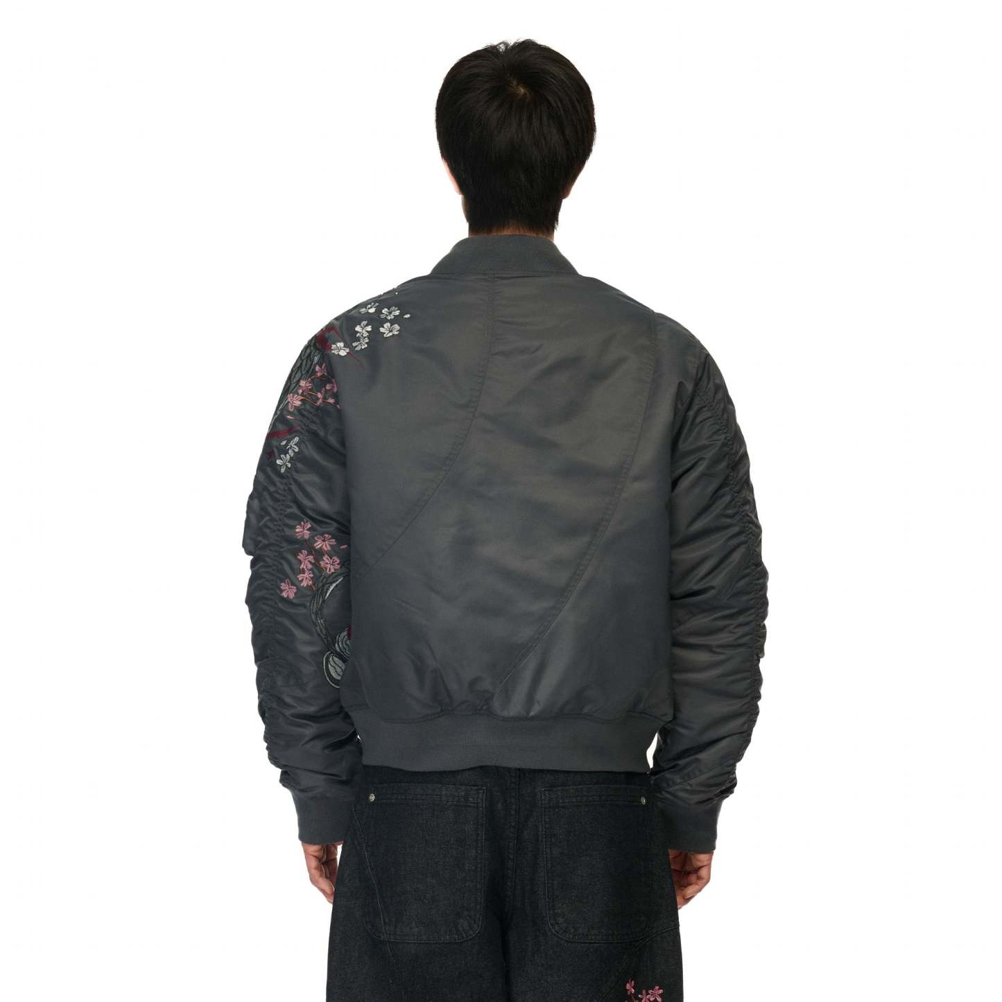"yakuza v2" bomber Jacket dark grey-Coordom