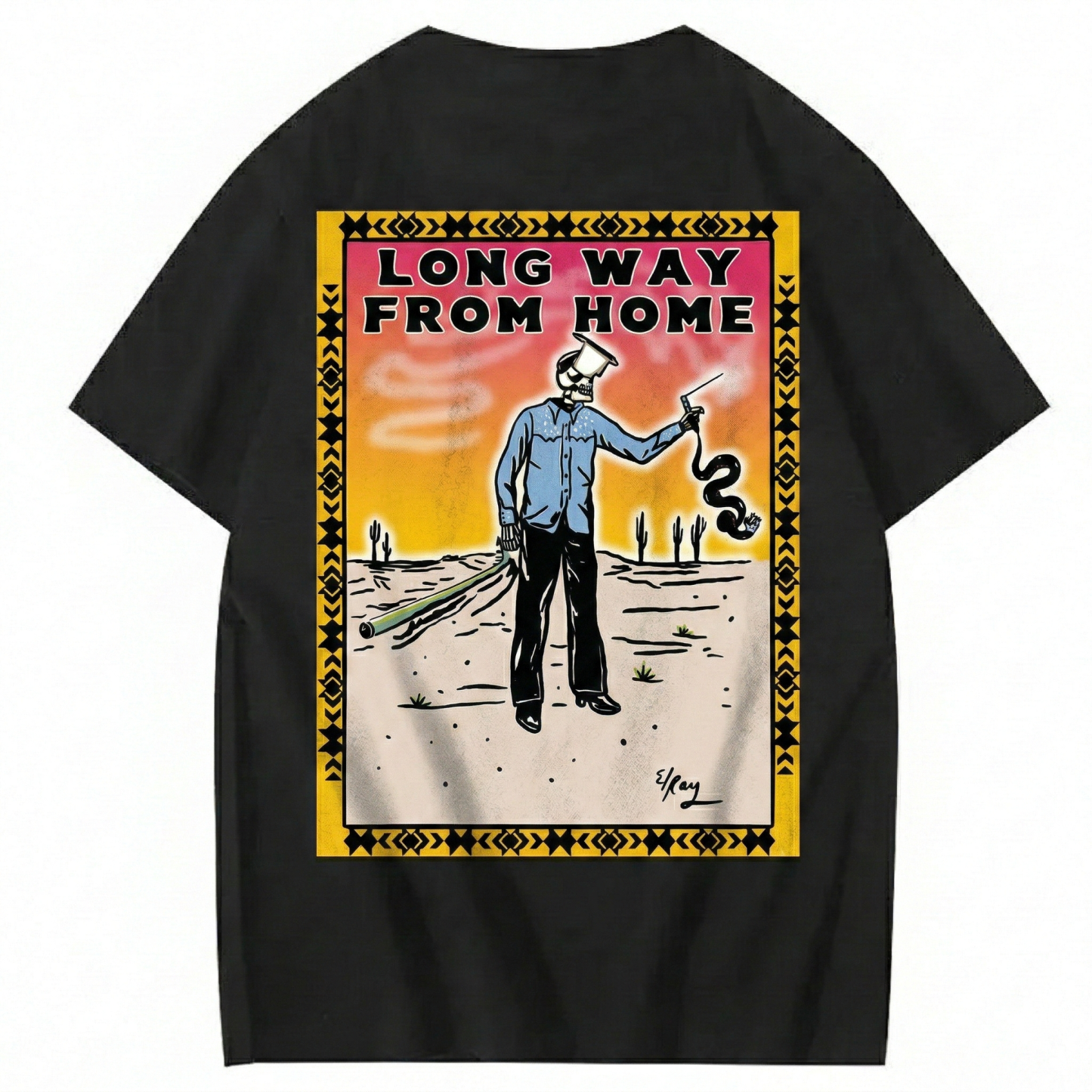 Men's Casual "LWFH" T-Shirt-Coordom