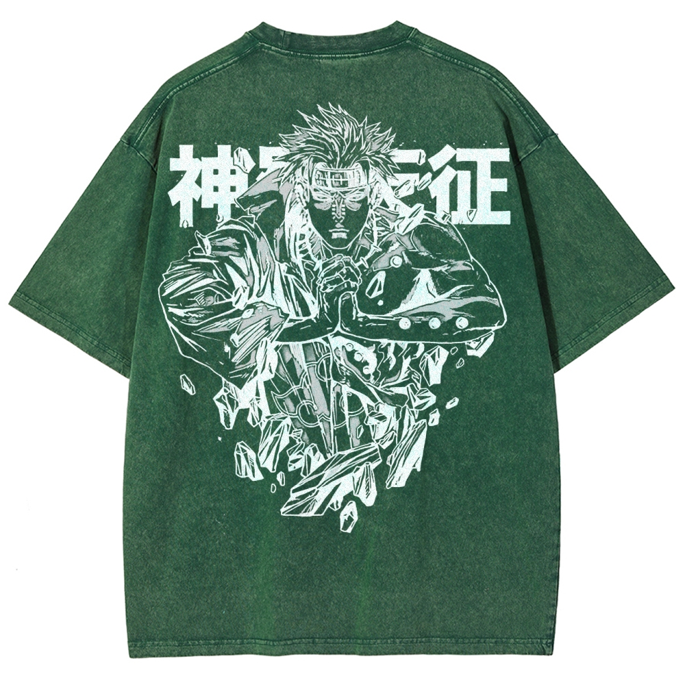 Naruto Unisex Fit Washed T-Shirt 2502003593-Coordom