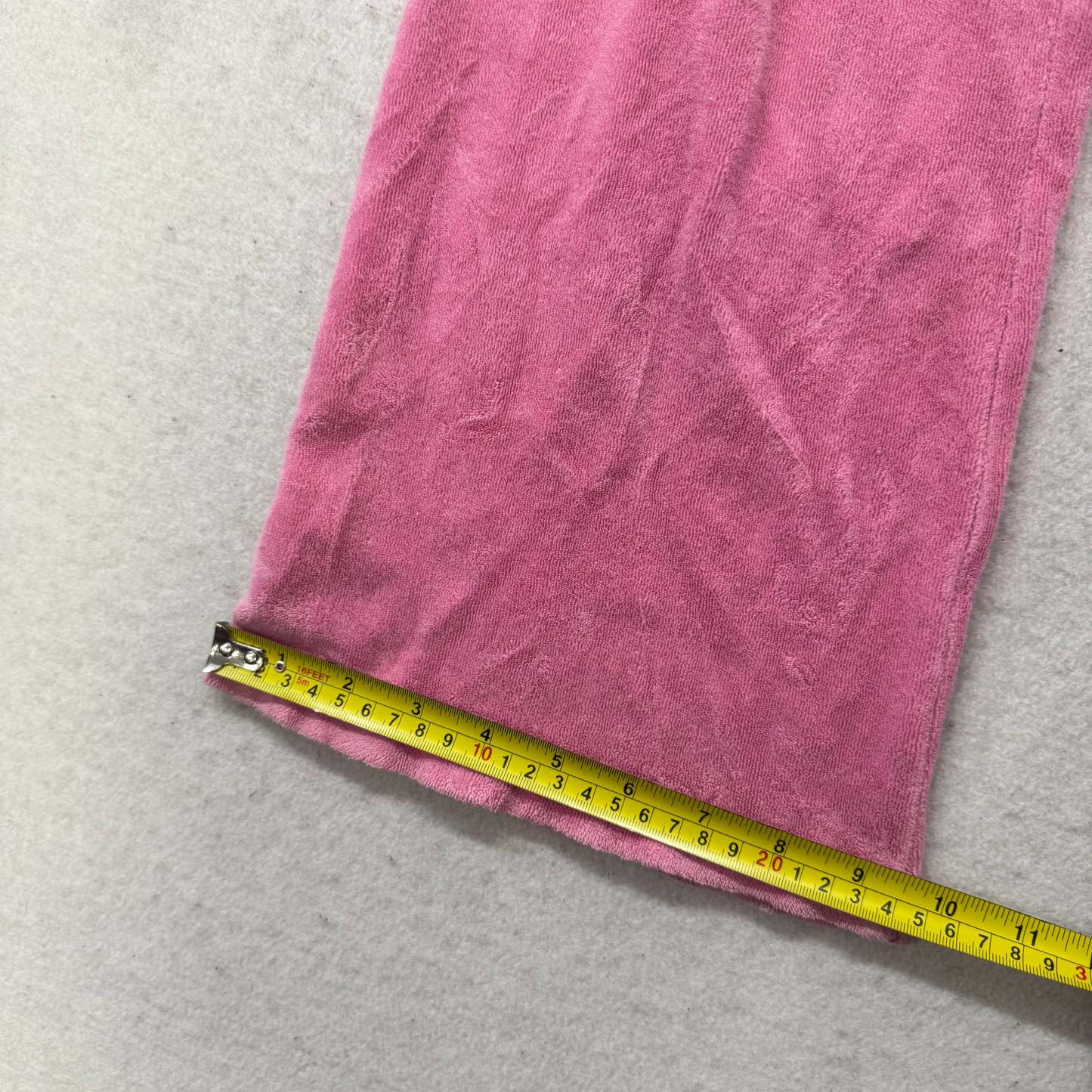 2003 Vintage Juicy Couture Women's Candy Pink Terrycloth Flare Track Pant Size P-Coordom