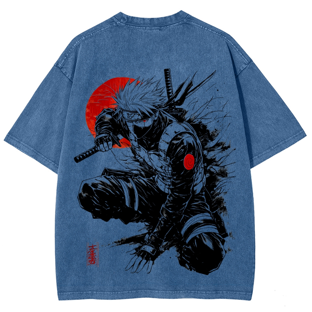 Naruto Unisex Fit Washed T-Shirt 2511024505-Coordom