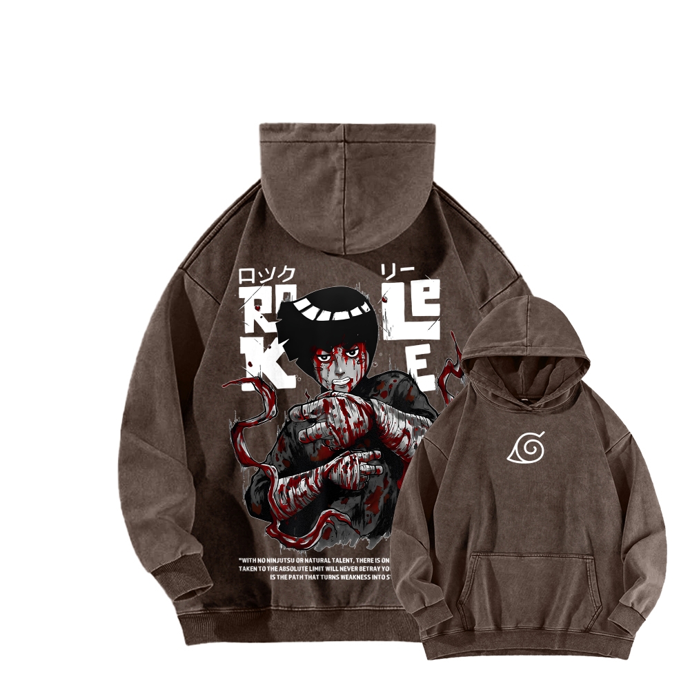 Naruto Unisex Washed Hoodie 2602007535-Coordom