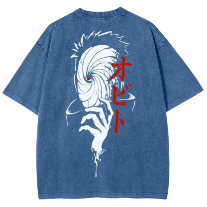 Naruto Unisex Fit Washed T-Shirt 2504009778-Coordom