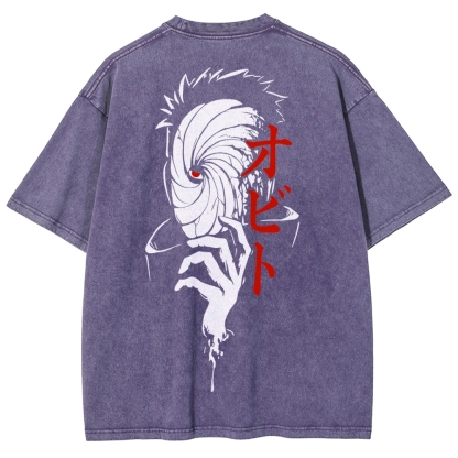 Naruto Unisex Fit Washed T-Shirt 2504009778-Coordom