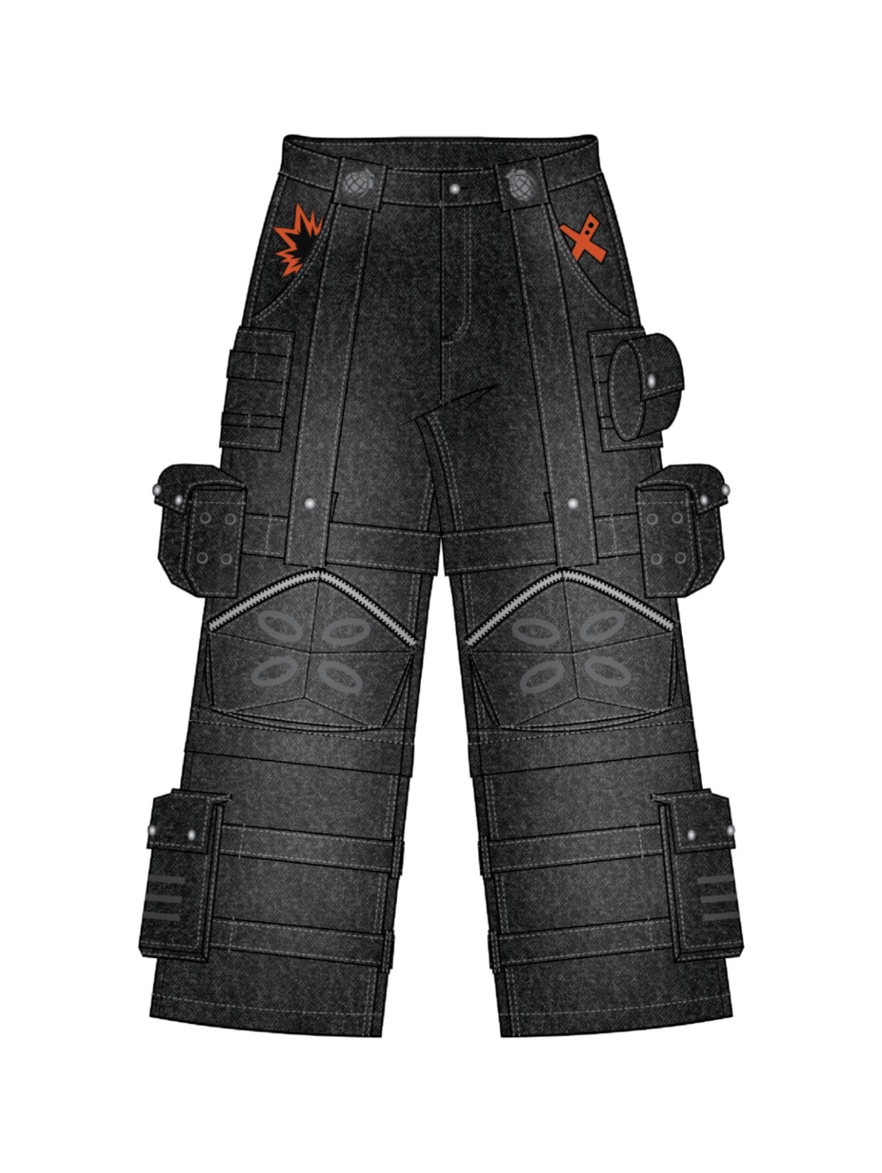 ACADEMY Cargo Pants Black-Coordom
