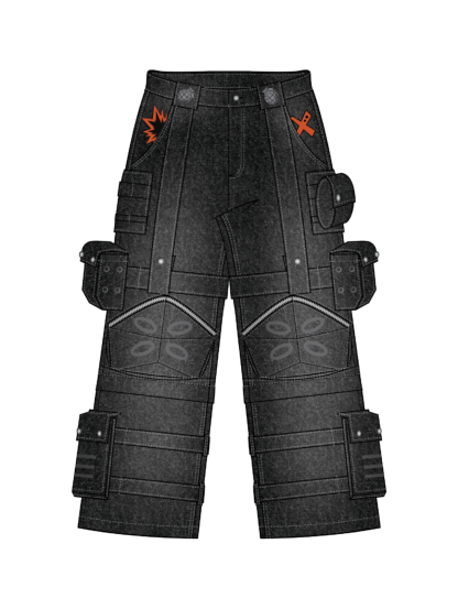 ACADEMY Cargo Pants Black-Coordom