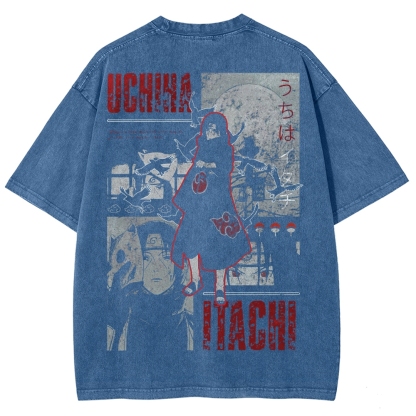 Naruto Unisex Fit Washed T-Shirt 2502003554-Coordom