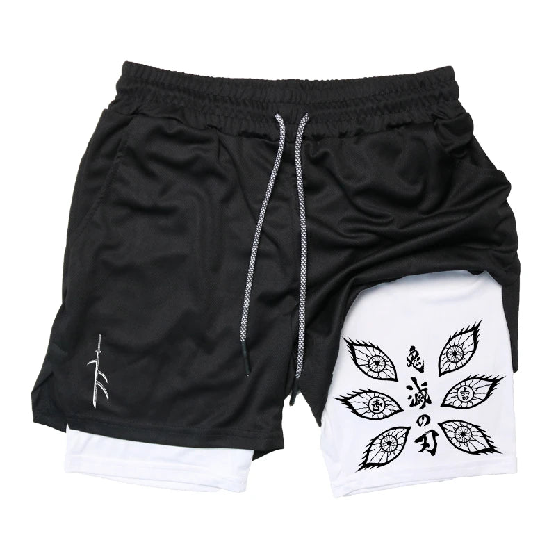Kokushibo Gym Shorts-Coordom