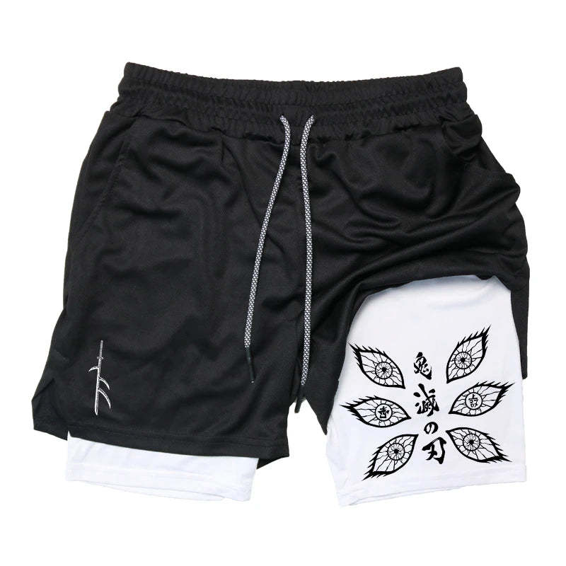 Kokushibo Gym Shorts-Coordom