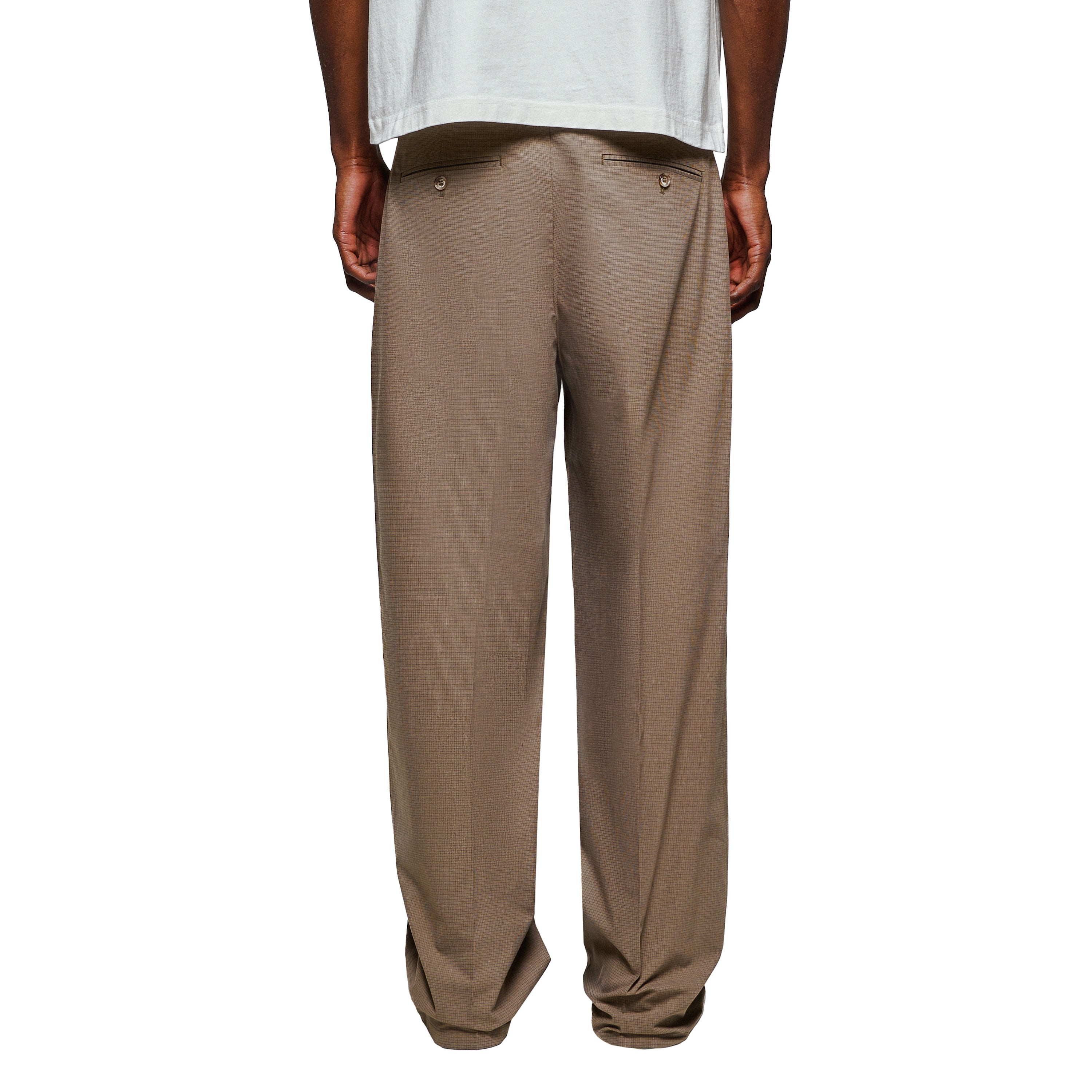 "garden of eden" plaid patterned Trousers-Coordom