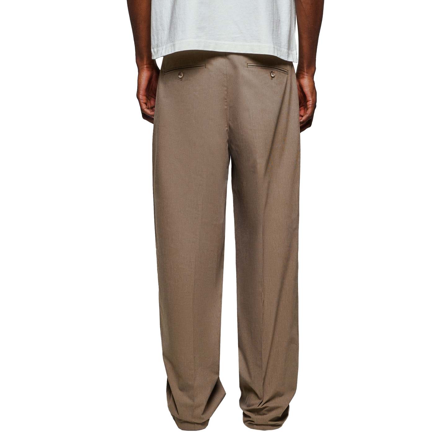 "garden of eden" plaid patterned Trousers-Coordom