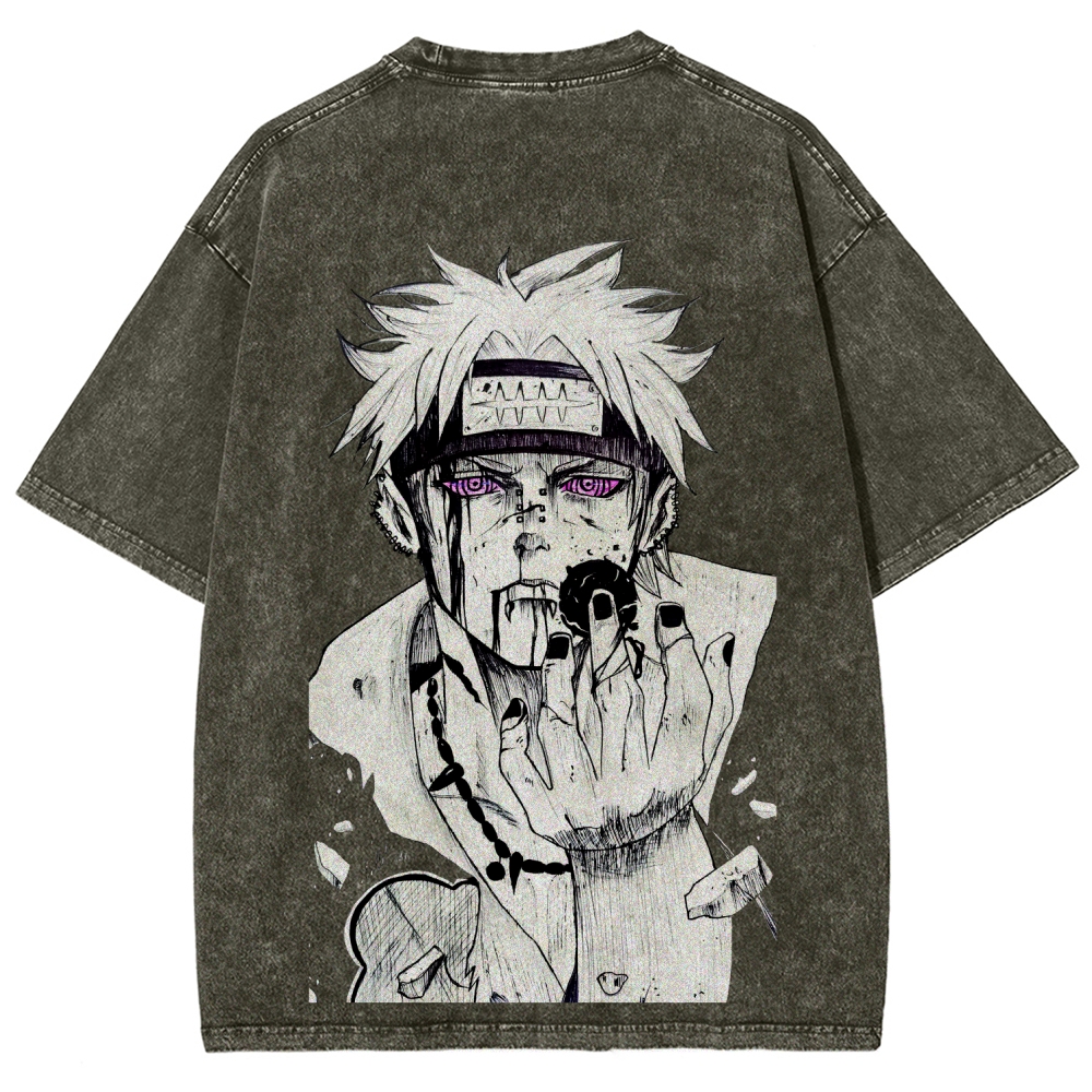 Naturo Unisex Fit Washed T-Shirt 2507024103-Coordom