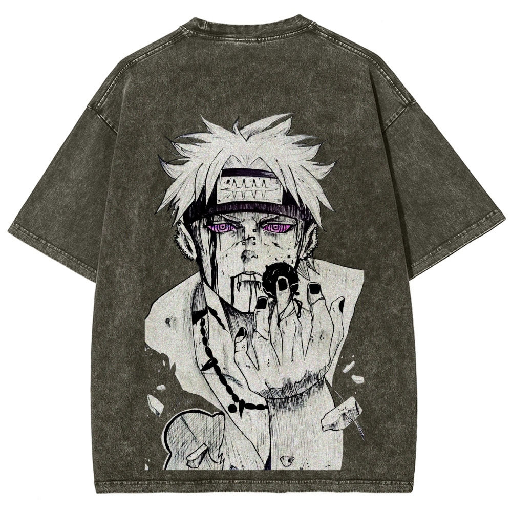 Naturo Unisex Fit Washed T-Shirt 2507024103-Coordom