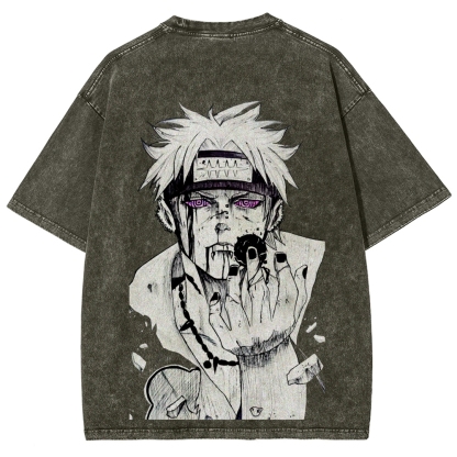 Naturo Unisex Fit Washed T-Shirt 2507024103-Coordom