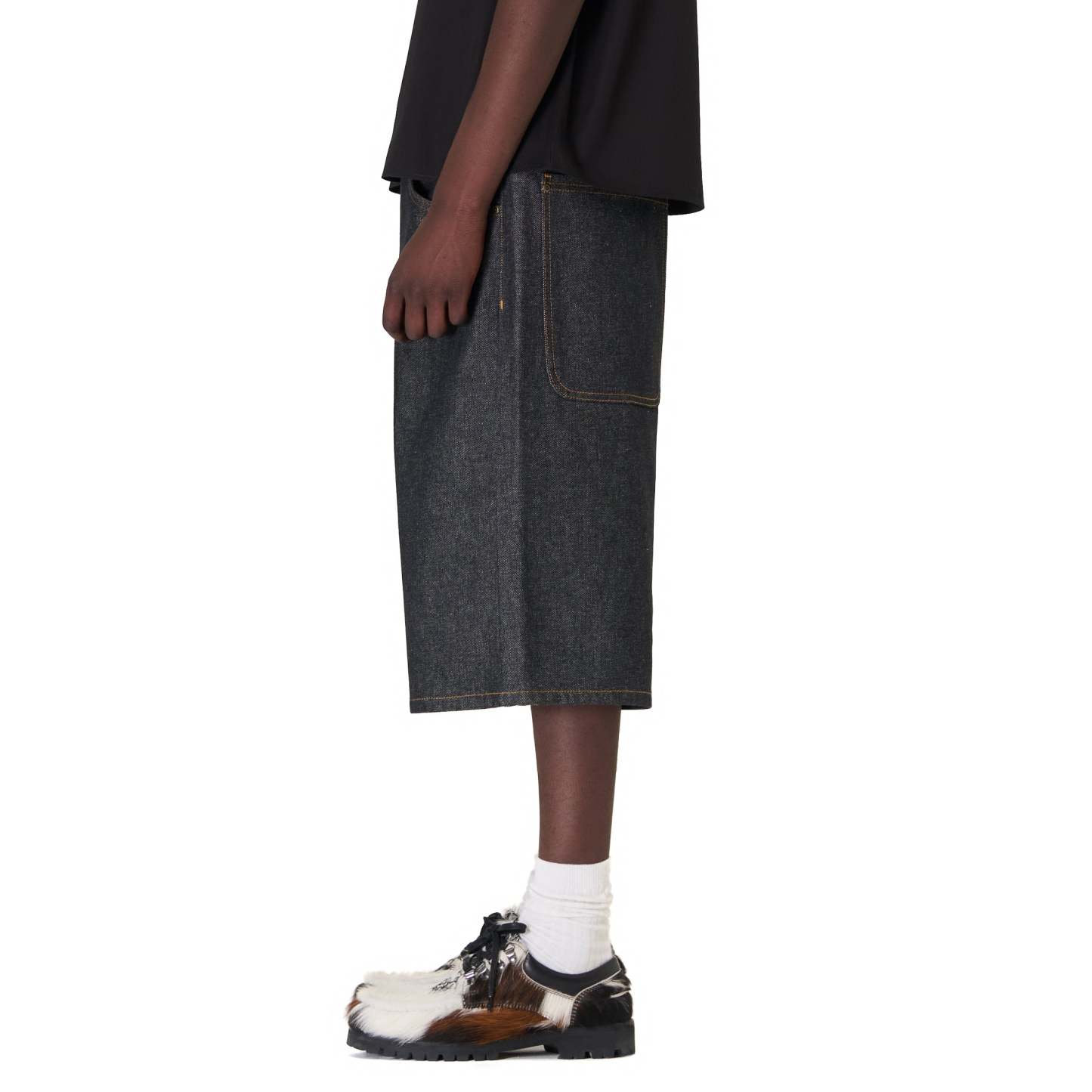  black raw Jorts 01-Coordom