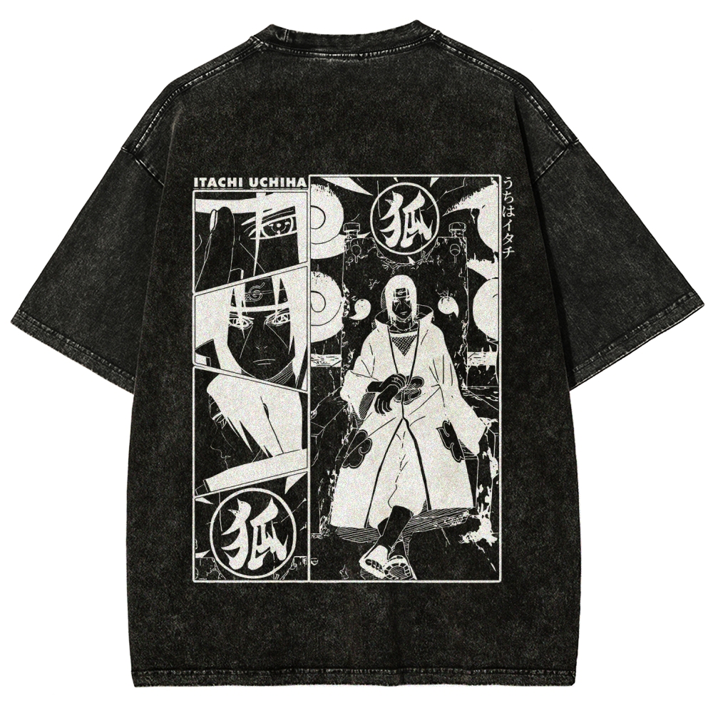 Naruto Unisex Fit Washed T-Shirt 2509012221-Coordom