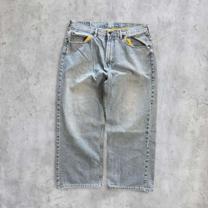(36X30) Smiley shot baggy jeans-Coordom