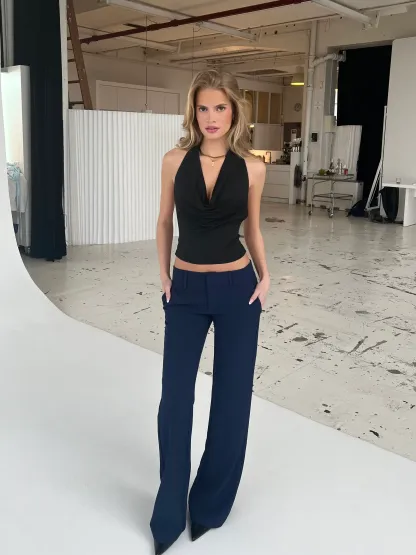 Livia low waist trousers (Buy 2 Free Shipping）-Coordom