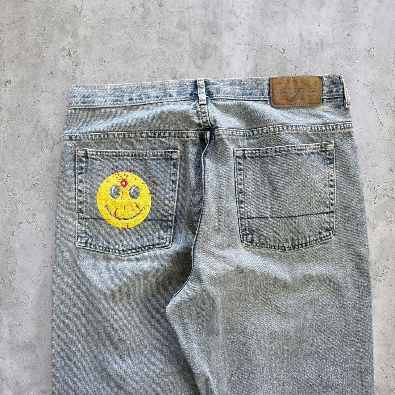 (36X30) Smiley shot baggy jeans-Coordom