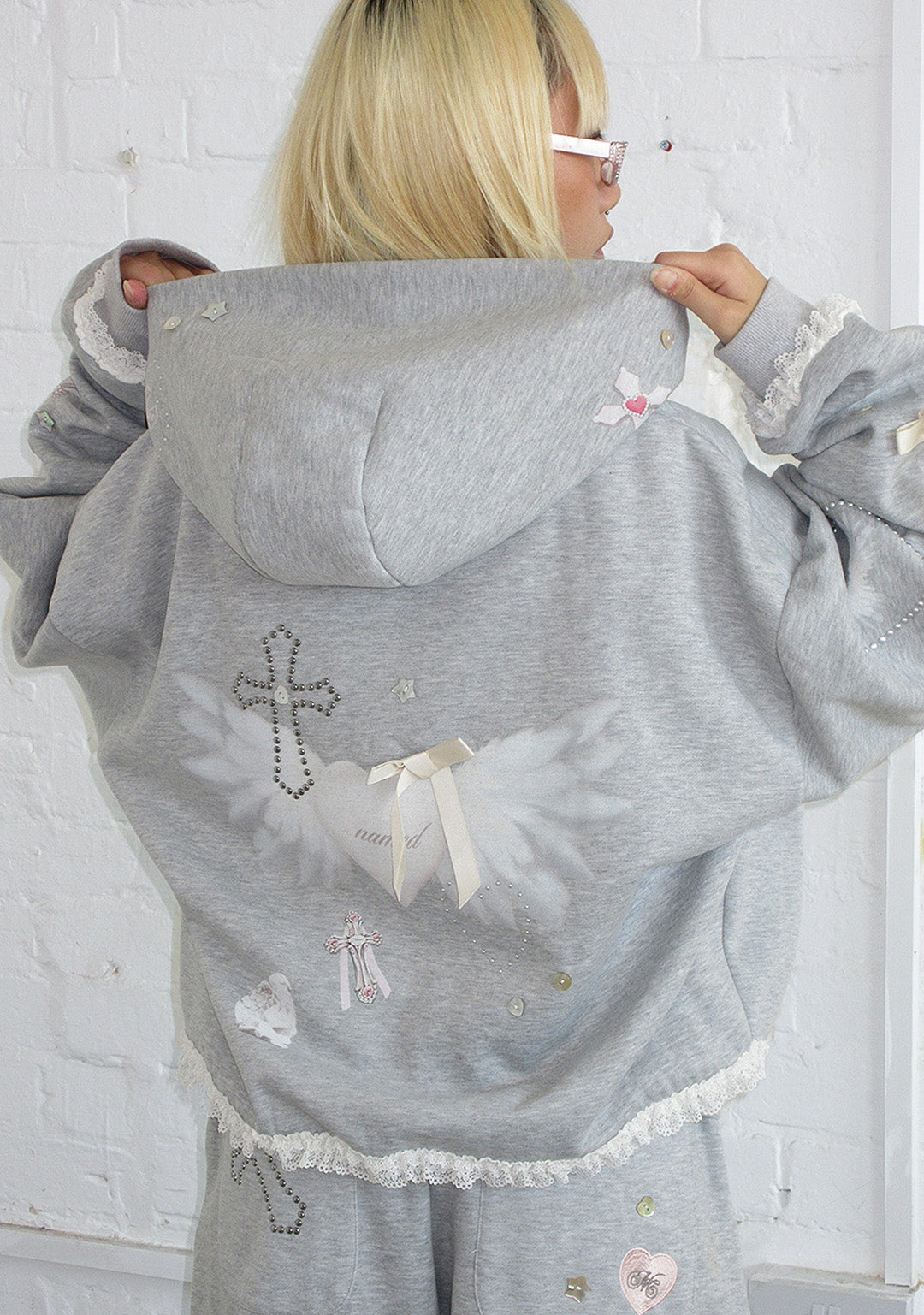 WHISPER ZIP HOODIE GREY MARL-Coordom