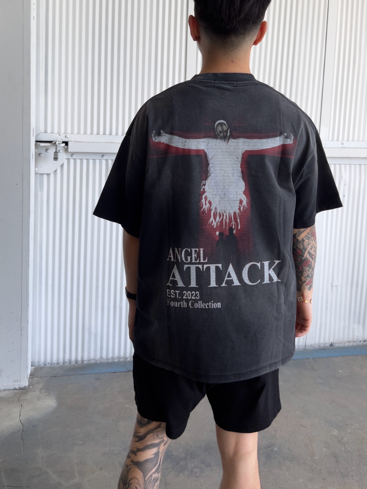 SECOND ANGEL LILITH VINTAGE TEE | EVA-Coordom