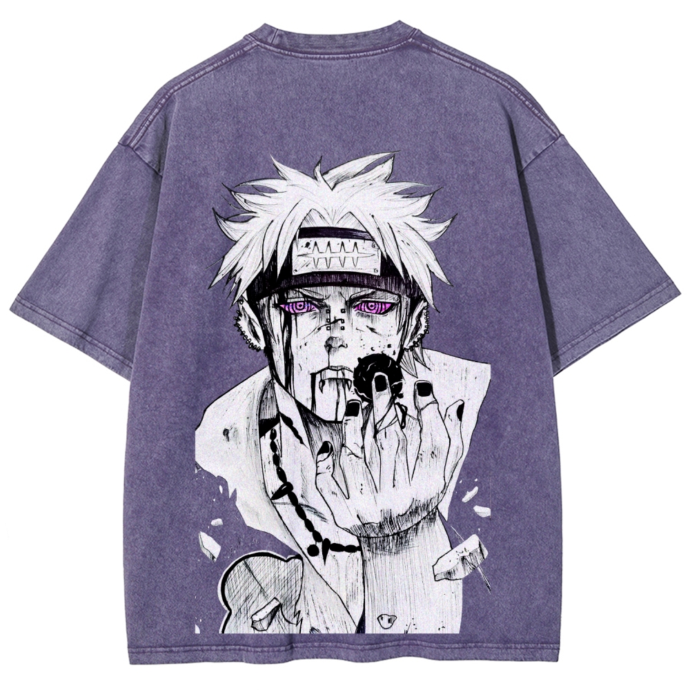 Naturo Unisex Fit Washed T-Shirt 2507024103-Coordom