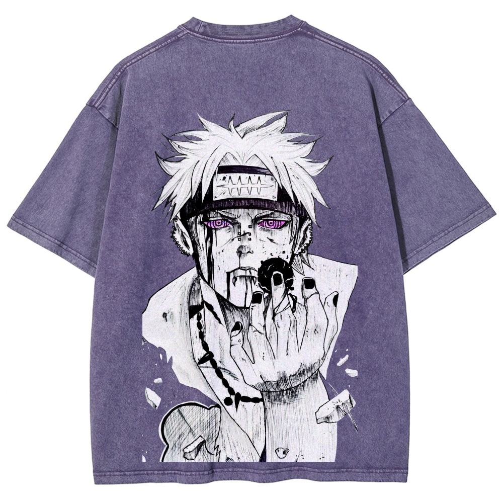 Naturo Unisex Fit Washed T-Shirt 2507024103-Coordom