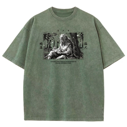 Jiraiya Unisex Fit Washed T-Shirt 2510008383-Coordom