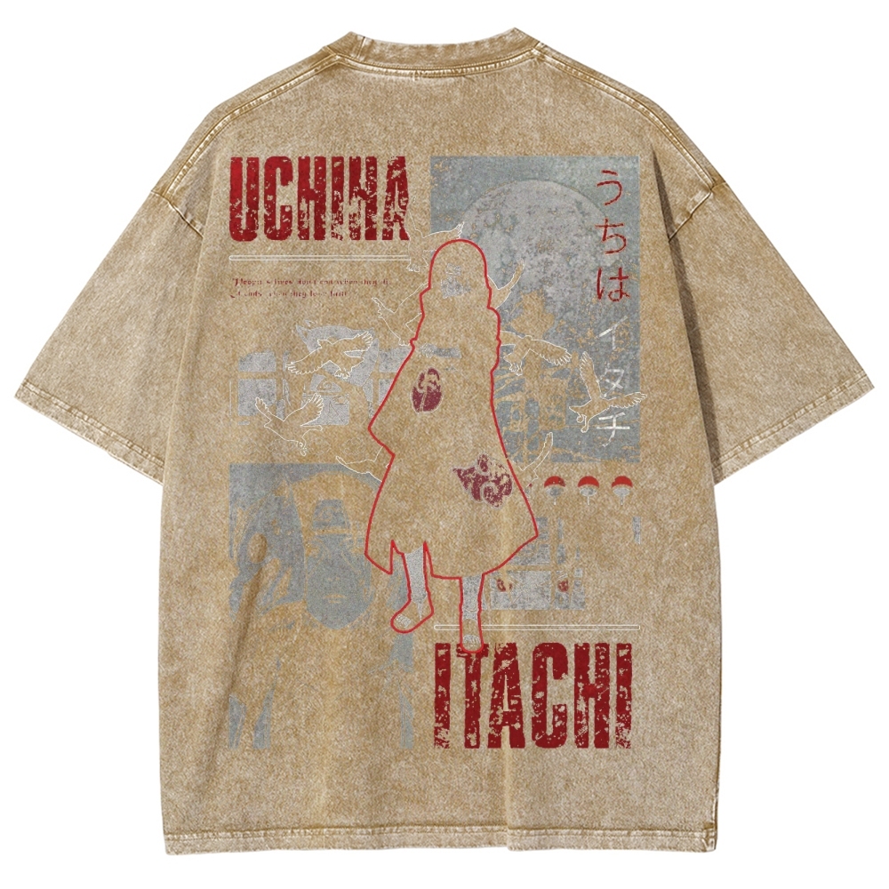 Naruto Unisex Fit Washed T-Shirt 2502003554-Coordom