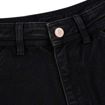 "lotus" Jorts black fishnet-Coordom