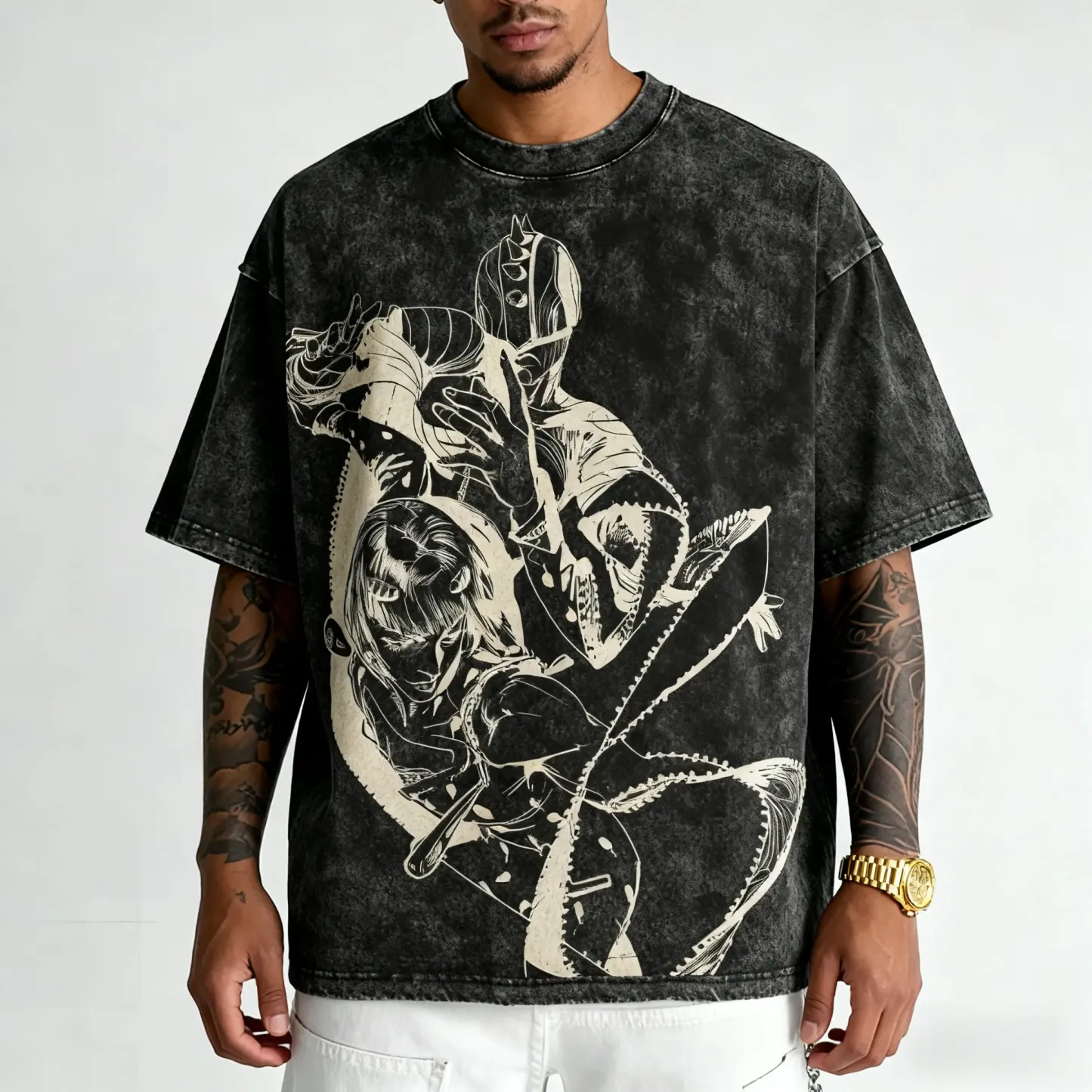Bruno Bucciarati Sticky Fingers T-shirt-Coordom