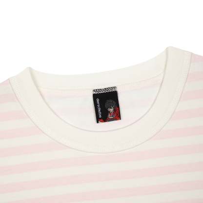 "koi" T Shirt pink striped-Coordom