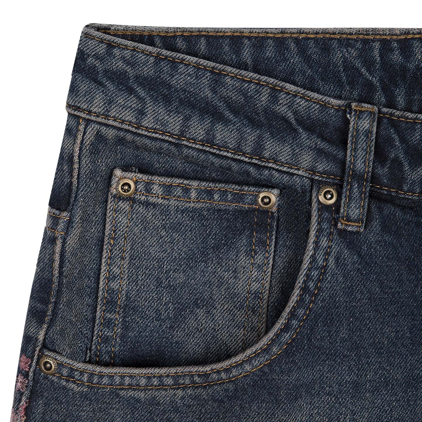 "blossom v2" patchwork Denim dark indigo-Coordom