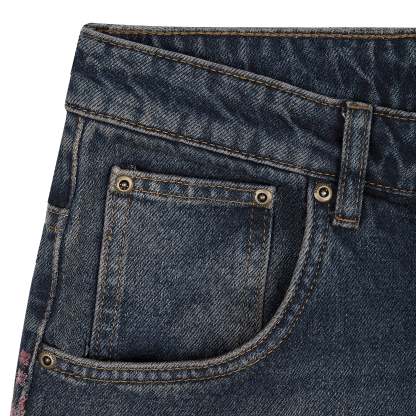 "blossom v2" patchwork Denim dark indigo-Coordom