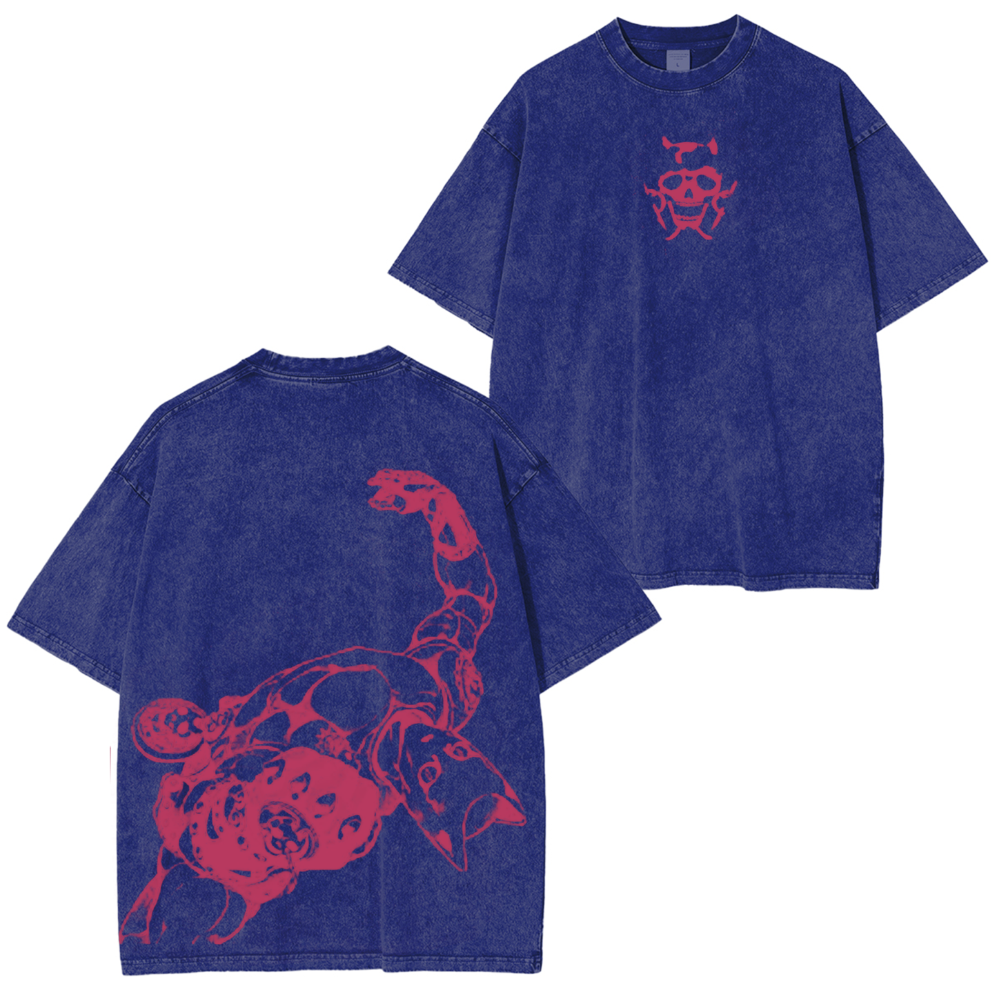 Jojo's Bizarre Adventure Killer Queen Vintage Unisex Washed T-Shirt-Coordom