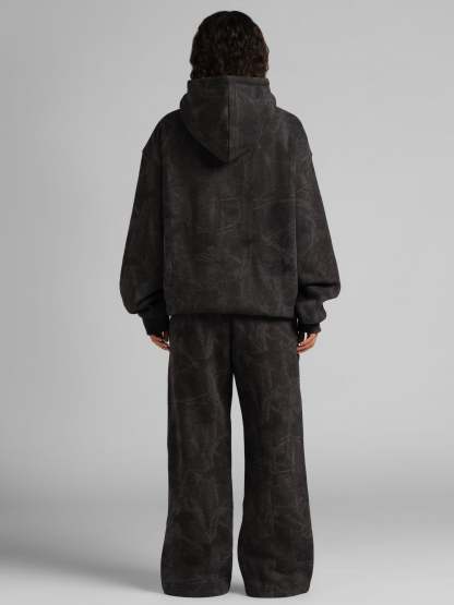 Camo Straight Leg Sweatpants|Streetwear Oversized Vintage Casual Wear-Coordom