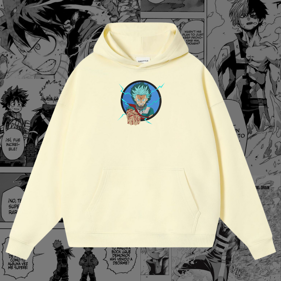 Izuku Midoriya Embroidered Hoodie | My Hero Academia Inspired-Coordom