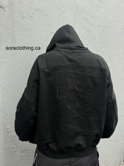 "Flame" Hoodie Black-Coordom