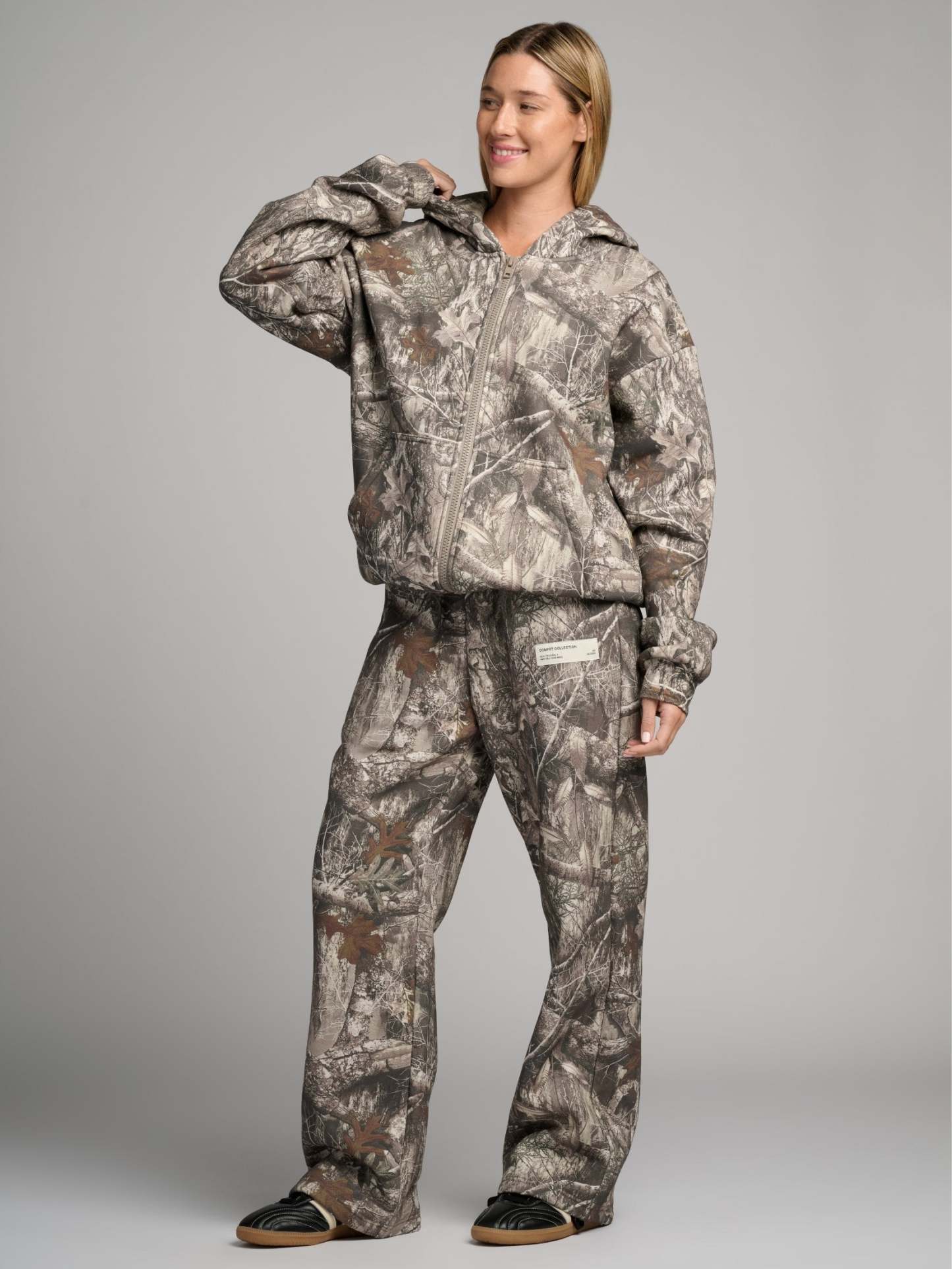 Camo Straight Leg Sweatpants|Streetwear Oversized Vintage Casual Wear-Coordom
