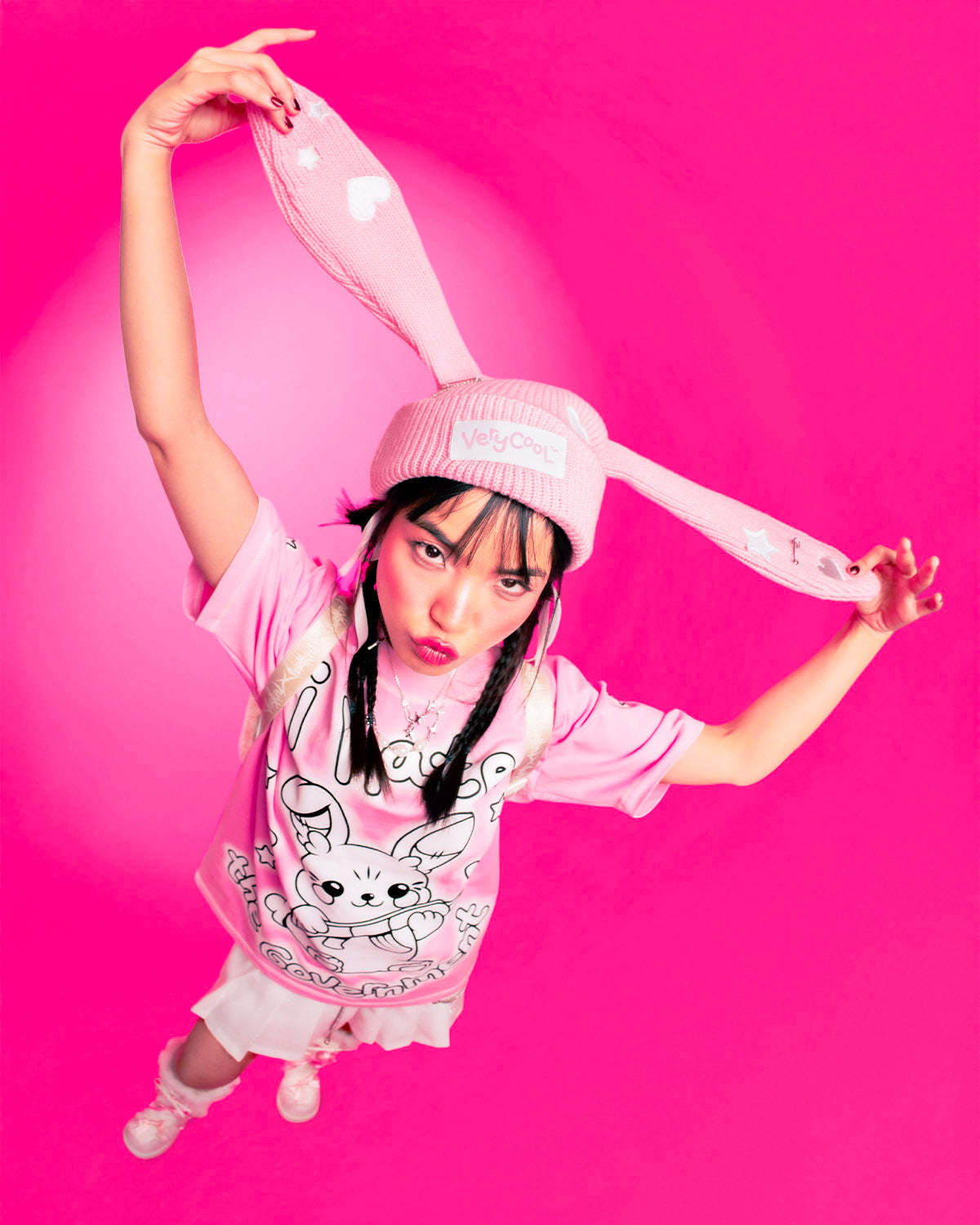  Pink Floppy Beanie-Coordom