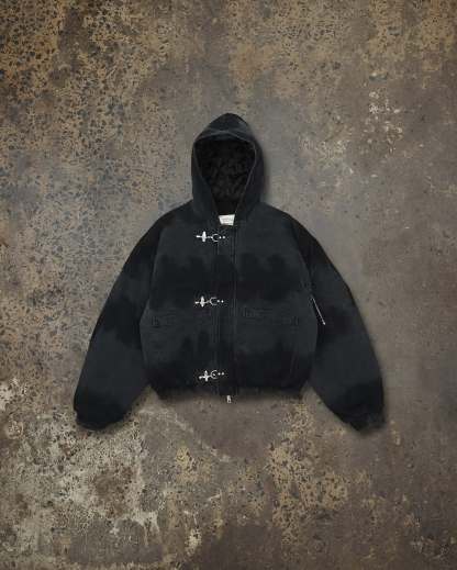 CANVAS CLASP WORKWEAR BOMBER JACKET-Coordom