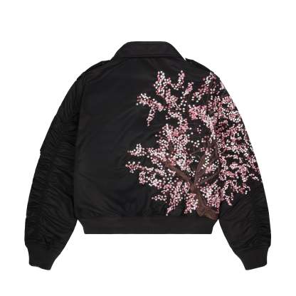 "blossom v3" bomber Jacket black-Coordom