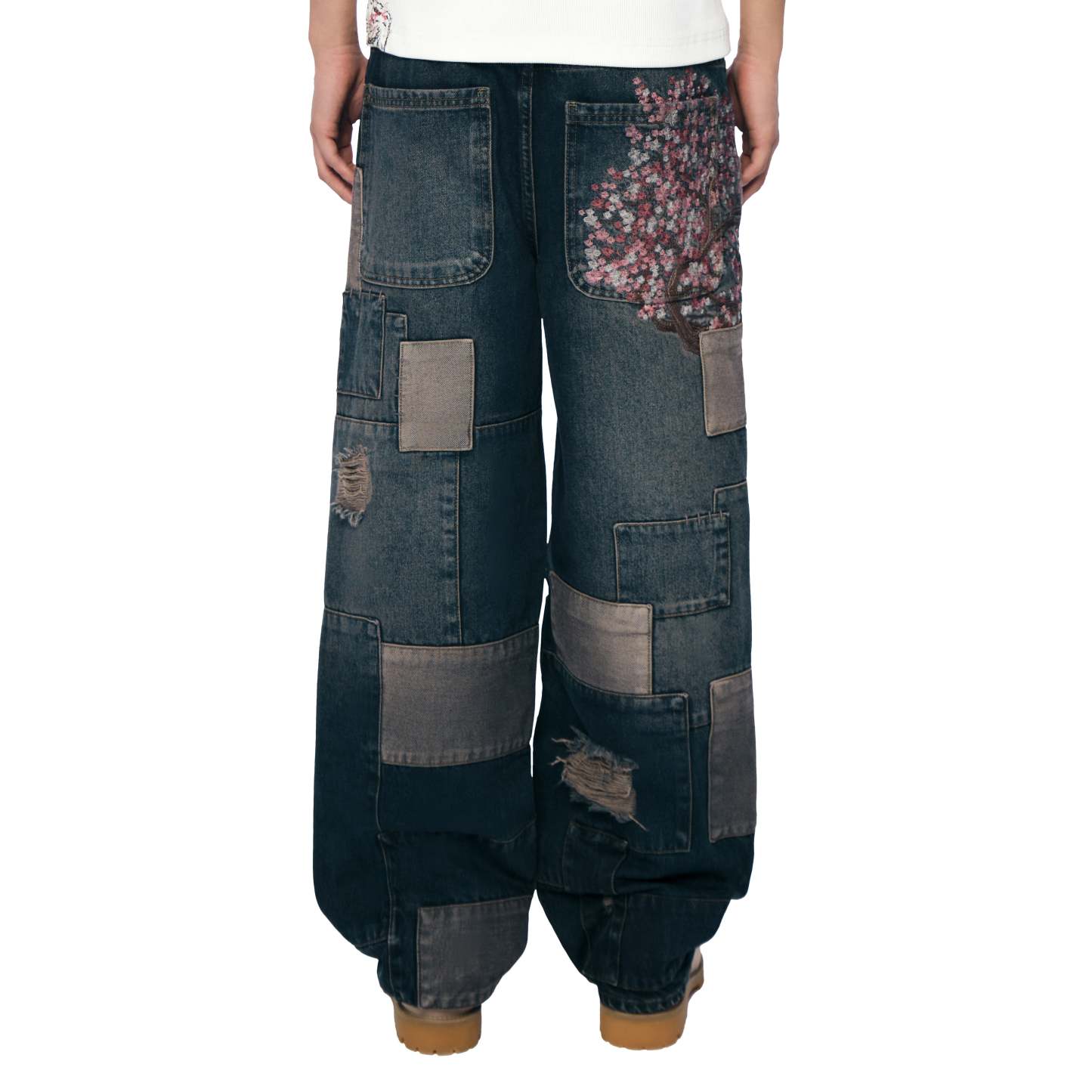 "blossom v2" patchwork Denim dark indigo-Coordom