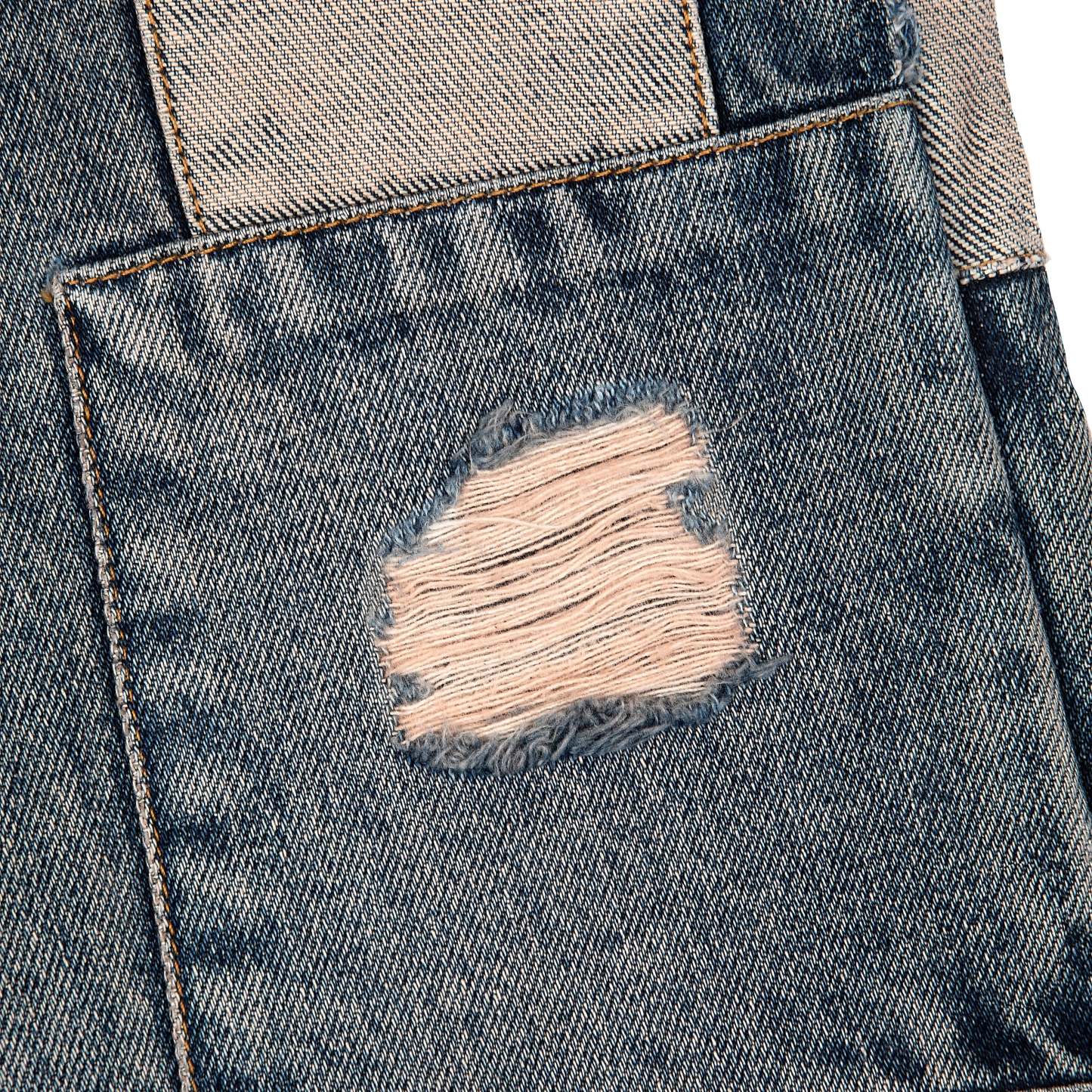 "blossom v2" patchwork washed Denim-Coordom