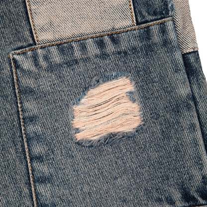 "blossom v2" patchwork washed Denim-Coordom