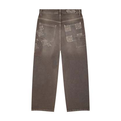  brown washed Denim-Coordom